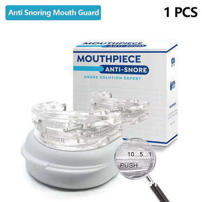 Anti Snoring Bruxism Mouth Guard Improve Sleeping Teeth Bruxism Sleeping anti Snoring and Apnea Snoring Device to Stop Snoring