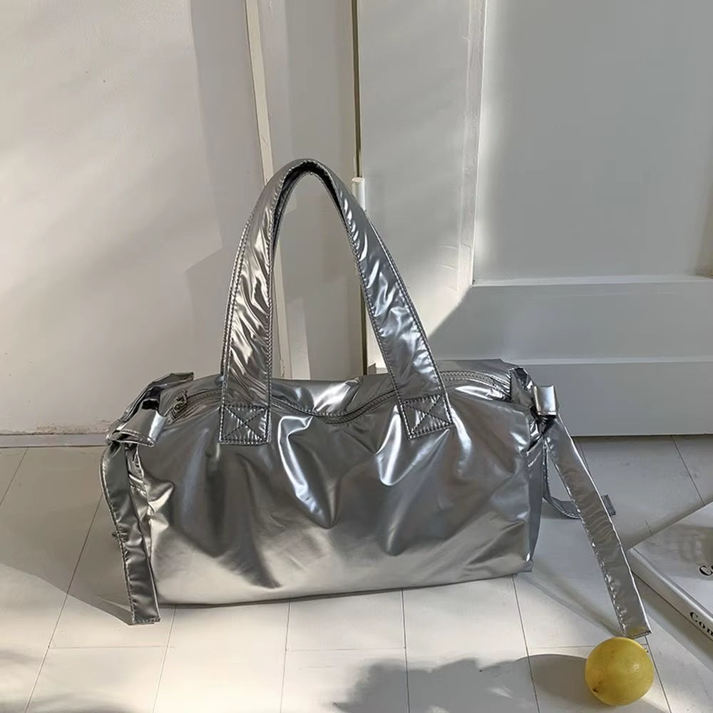 Large Capacity Handbag Shoulder Bag Lightweight Waterproof Nylon Shoulder Bag Tote Bags for Work School