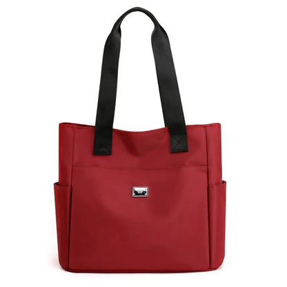 Large Capacity Handbag Shoulder Bag Lightweight Waterproof Nylon Shoulder Bag Tote Bags for Work School