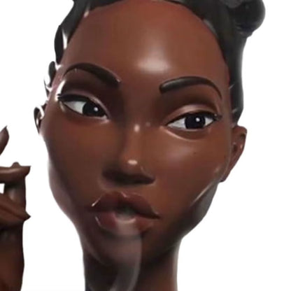 Headscents-Head Incense Burner Black Woman Resin Incense Censer Incense Stick Holder for Living Room Bedroom Office