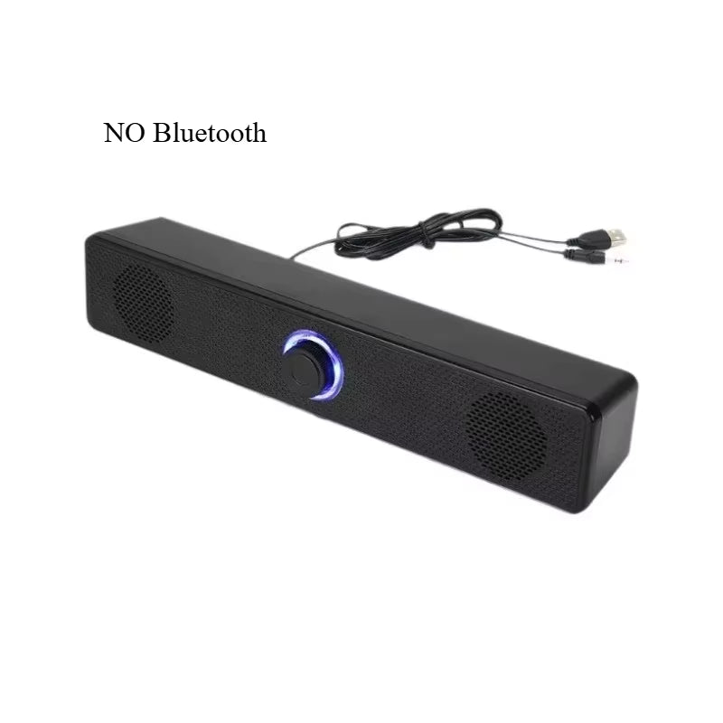 Redragon GS560 Adiemus RGB USB Desktop Soundbar, 2.0 Channel Computer Speaker with Dynamic Lighting Bar Audio-Light Sync/Display