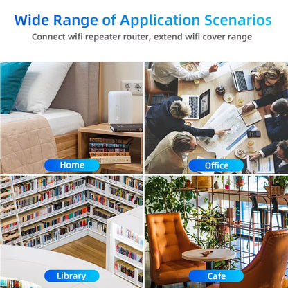 5Ghz Wifi Repeater 1200Mbps Router Wifi Extender Amplifier Dual Band 2.4G/5Ghz Wi-Fi Signal Booster Long Range Network