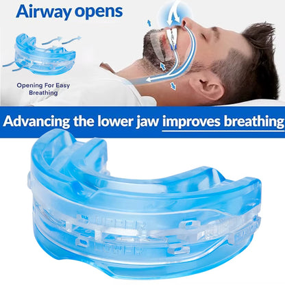 Anti Snoring Bruxism Mouth Guard Improve Sleeping Teeth Bruxism Sleeping anti Snoring and Apnea Snoring Device to Stop Snoring